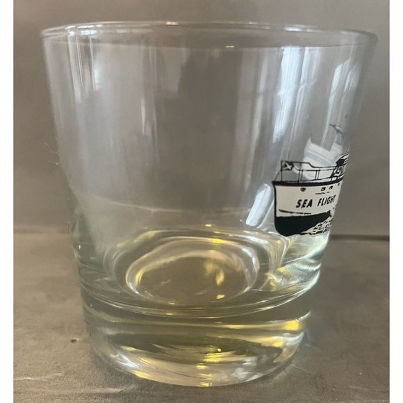 Old Fashioned Rocks Bar Glasses Motor Yacht‎ Boat Barware Set of 5 - Picture 7 of 10